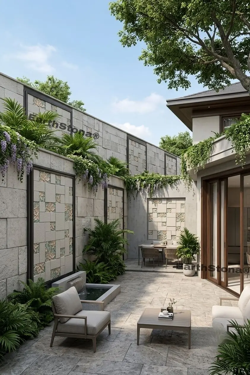 Earthstona Magnolia Heritage 3D Natural Stone Wall Cladding